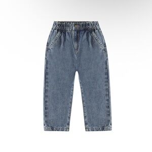 Rylee + Cru baggy wide leg in indigo jean